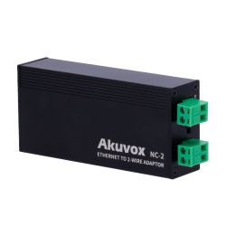 Akuvox AK-NC-2 -  Conversor IP a 2 hilos, 1 grupo de 2 hilos, 1 grupo…