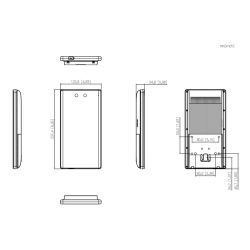 Dahua ASI8213S-W Leitor de toque LCD autônomo de 8 "com…