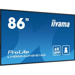 IIYAMA LH8664UHS-B1AG iiyama PROLITE. Design do produto: Quadro de cavalete digital