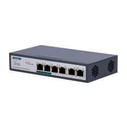 SW0604POE-800M-60W - Switch PoE, 4 puertos PoE+ FE + 2 GE Uplink, Velocidad…