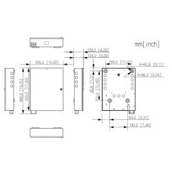 Dahua ASB1C-B Caja de acero galvanizado para controladora de…