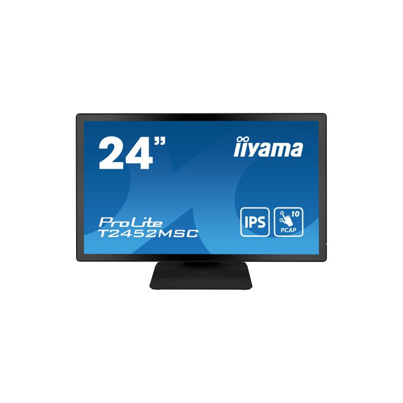 IIYAMA T2452MSC-B1 O ProLite T2452MSC-B1 com resolução Full HD (1920x1080) e tecnologia de toque…
