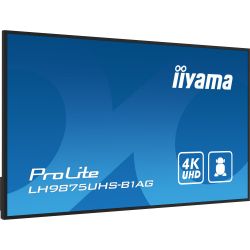 IIYAMA LH9875UHS-B1AG iiyama PROLITE. Design do produto: Quadro de cavalete digital