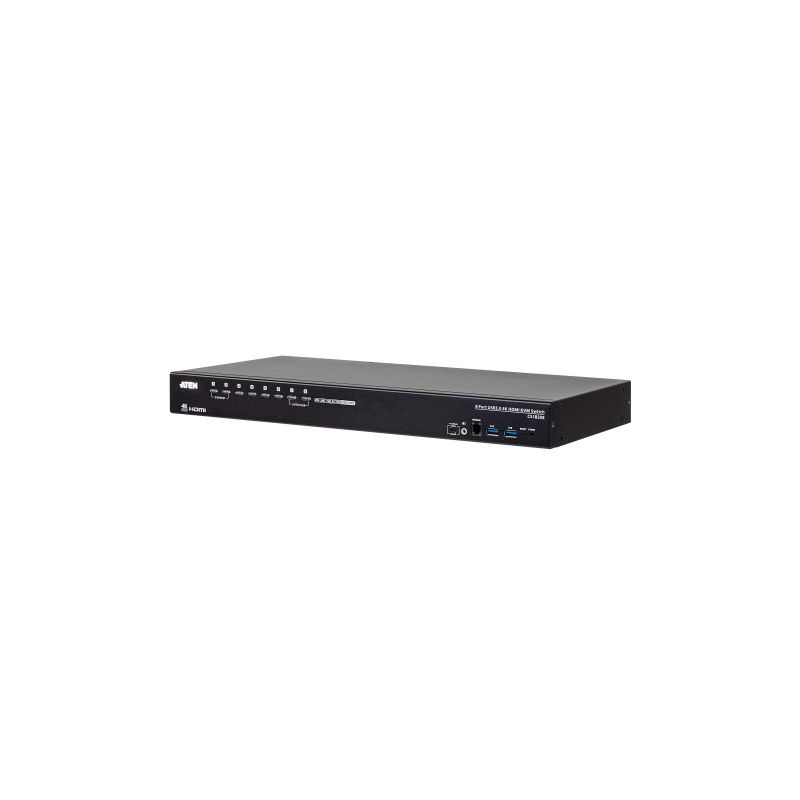 ATEN CS18208-AT-G El switch KVM HDMI 4K USB 3.0 de 8 puertos CS18208 de ATEN permite acceder y…