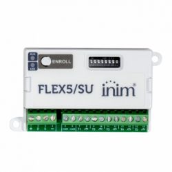 Inim FLEX5/SU Modulo expansor de 5 terminales de entrada/salida