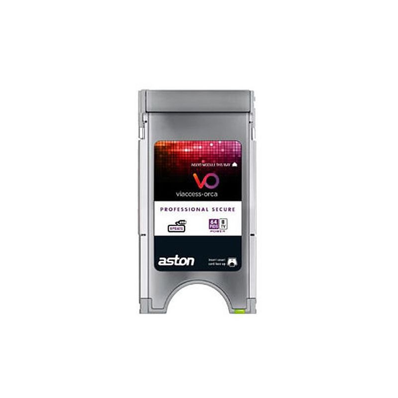 CAM PCMCIA Profesional Aston secure Viacces. 8 Canales/64 Pids
