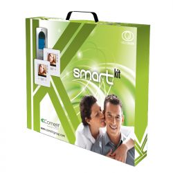 Comelit comelit-8472S SMART TWO-FAMILY KIT IN COLOR WITH IDEA PLATE