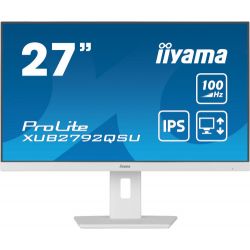 IIYAMA XUB2792QSU-W6 The ProLite XUB2792QSU's sleek edge-to-edge design with WQHD (2560 x 1440)…