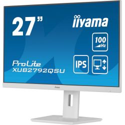 IIYAMA XUB2792QSU-W6 The ProLite XUB2792QSU's sleek edge-to-edge design with WQHD (2560 x 1440)…