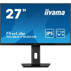 IIYAMA XUB2793HS-B6 Monitor IPS Full HD 27" con 3 lados sin bordes, perfecto para configuraciones…