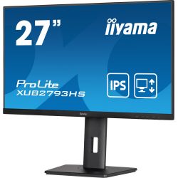IIYAMA XUB2793HS-B6 Monitor IPS Full HD 27" con 3 lados sin bordes, perfecto para configuraciones…