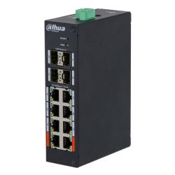 Dahua HS4412-8ET-120 Hardened PoE Switch 8 ports 10/100 +4SFP…