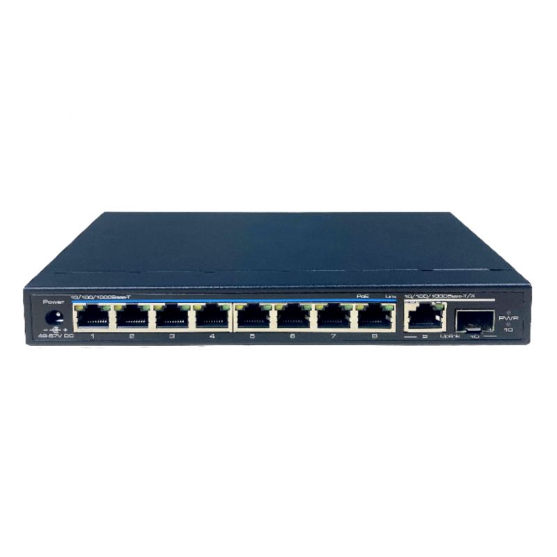 Utepo UTP3310TS-PSB PoE+ Switch 8 Gigabit ports + 1RJ45 Uplink…