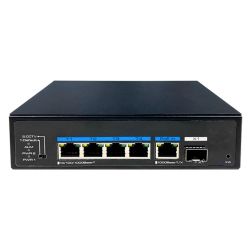 Utepo UTP6306TS-PSD-PDD PoE++ Switch 4 Gigabit ports + 1RJ45…