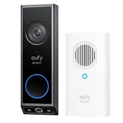 Eufy EUFY-DOORBELL-E340-KIT -  Kit de Timbre Wifi doble cámara Eufy by Anker,…