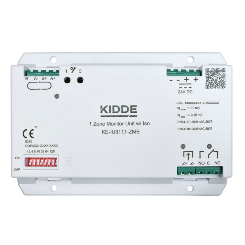 Kidde commercial KE-IU3111-ZME Intelligent analog zone monitor…