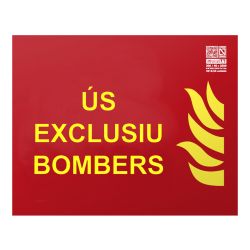Implaser EX218L-CAT Senyal us exclusiu bombers en català Clase…