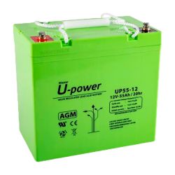 Master Battery BATT-1255-U - Upower, Batería recargable, Tecnología plomo ácido…