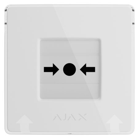 Ajax AJ-MANUALCALLPOINT-WHITE - Botón manual de alarma de incendio blanco,…