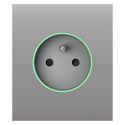 Ajax AJ-CENTERCOVER-SMART-E-FOG - Tapa central para enchufe inteligente tipo E,…