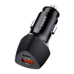 Veger VG-CC50-1A1C - VEGER, Car charger, Power 38W, 20W Fast charge, USB-C,…