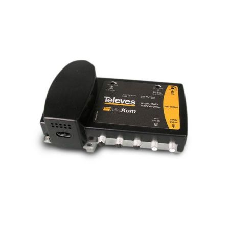 Central amplificadora de línea MATV, Minikom BP 1e/1s VHF/UHF Televes