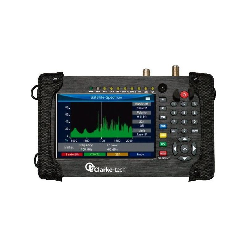 Medidor de campo Digital, de intensidad y calidad de señal.  DVB-S/S2/T/T2/C, MPEG-2/MPEG-4