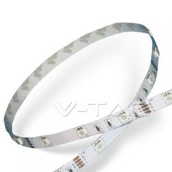 Tira LED 10w 12v 1m, 60 LEDs SMD5050 Blanco 6000K V-TAC
