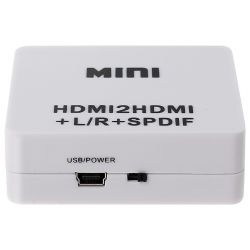 Splitter HDMI vers HDMI + Audio