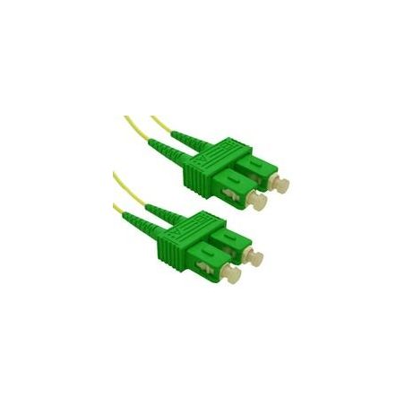 Câble à fibre optique 0.5m, SC/APC à SC/APC duplex monomode 9/125