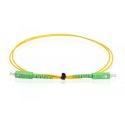Fiber optic cable 0.5m, SC/APC to SC/APC simplex singlemode 9/125