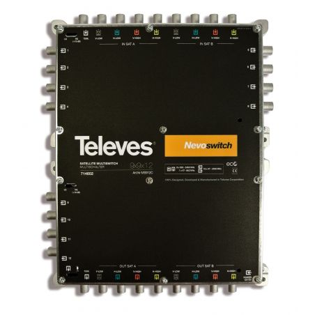 Multiswitches 9x9x12 F Terminal/Cascade - Nevoswitch Televes