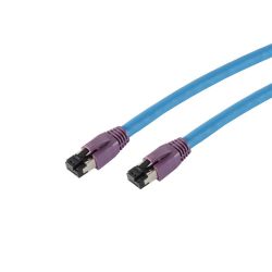 Network cable RJ45 0.50m Cat 8 S / FTP PIMF and LSZH 2GHz