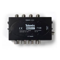 Combinador pasivo MATV/FI 9 dB MULTIMAT Televes