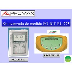 Promax PL-775B: Kit avanzado de medida de fibra óptica ICT