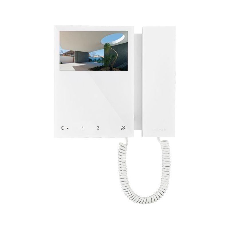 Comelit 6701W: intercom phone with 4.3" color monitor with SBTOP system