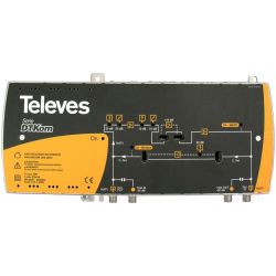 Televés DTKom: Central de amplificaçao de linha DTKom 1CATV/MATV 1E/1S Híbrido (1G)