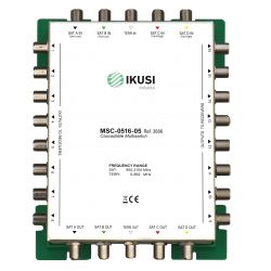 Ikusi MSC-0508-05 - Multiswitch cascadable 5 entrées 8 sorties -5dB