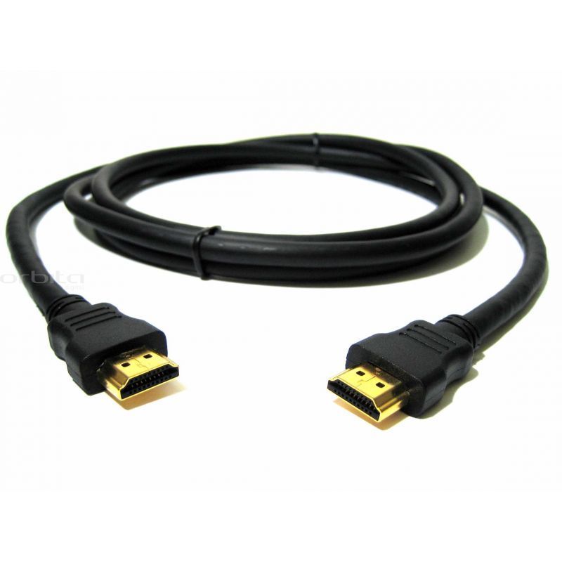 Câble HDMI 2.0 4K 60Hz Mâle/Mâle Plaqué or Longueur 1m