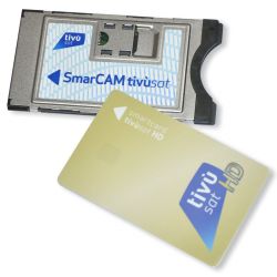 TIVU SAT HD PCMCIA CAM con tarjeta