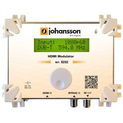 Johansson 8202: HDMI to DVB-T, DVB-C, DMB-T and ATSC modulator