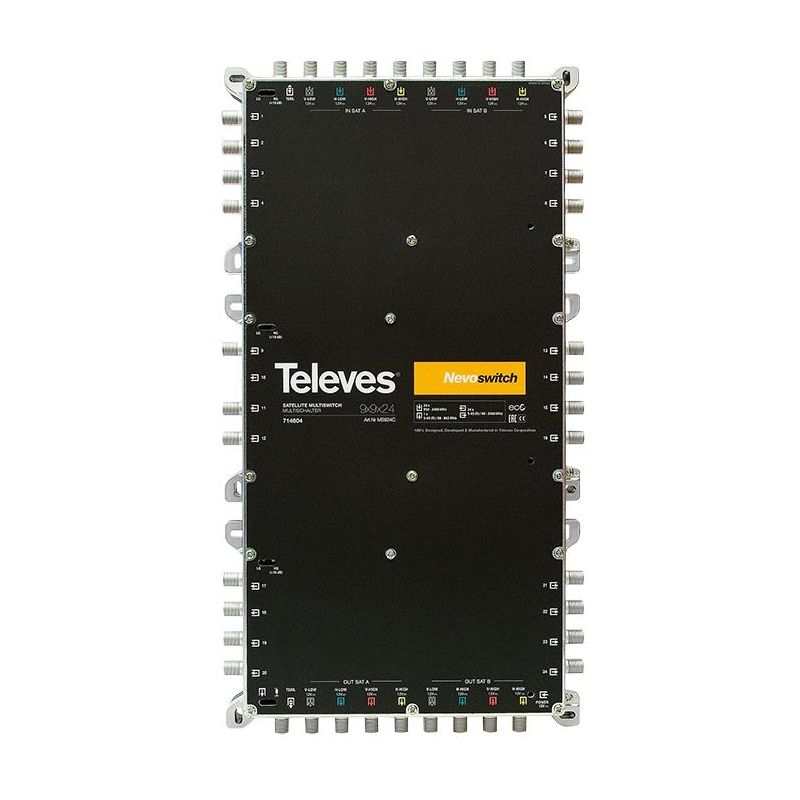 Multiswitches 9x9x24 F Terminal/Cascade - Nevoswitch Televes
