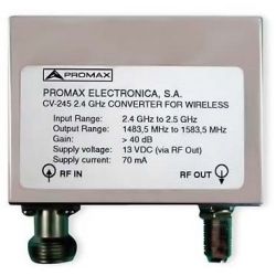 Promax CV-245: Conversor banda 2,4 GHz