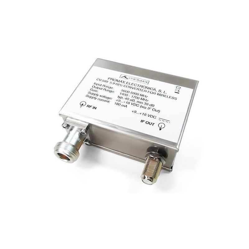 Promax CV-589: 5.8 GHz band converter