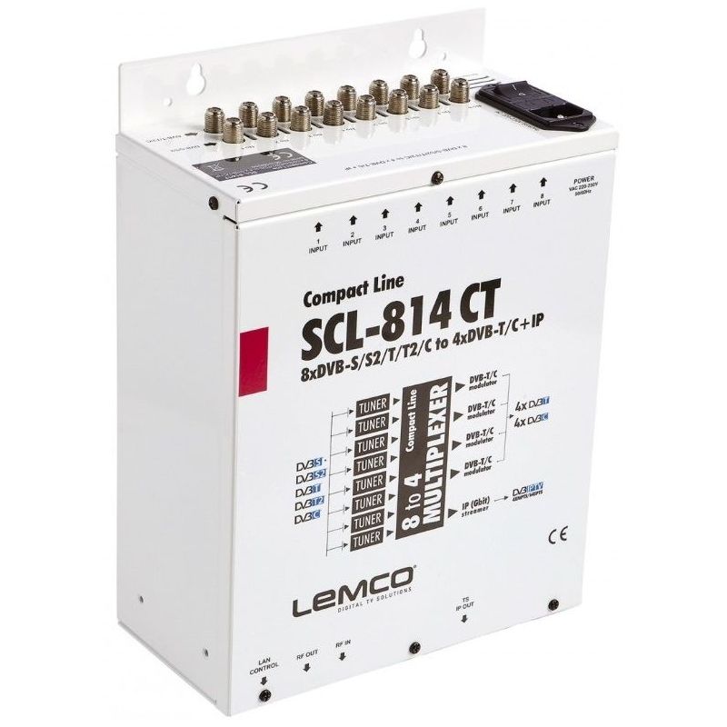 Lemco SCL-814CT Cabecera digital + IP streaming