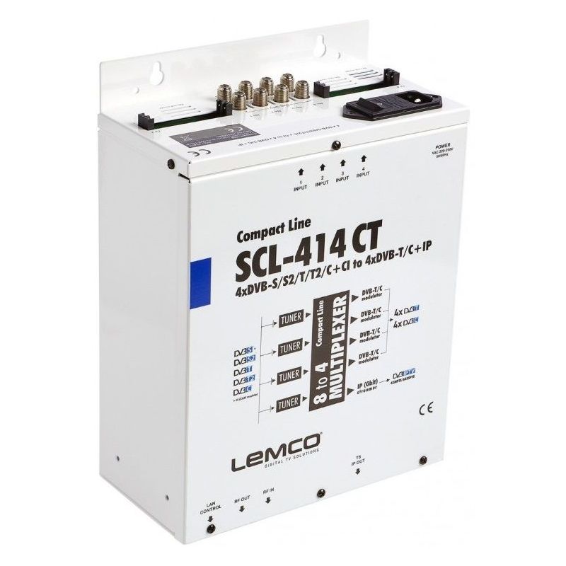 Lemco SCL-414CT Cabecera digital + IP streaming