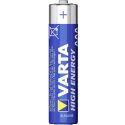 Varta High Energy LR03 Bateria AAA 1.5V 4pcs