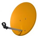 Antena Parabólica offset QSD Televes de aluminio de 75 cm HQ (Alta Calidad) naranja