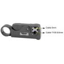Coaxial cable stripper Televes