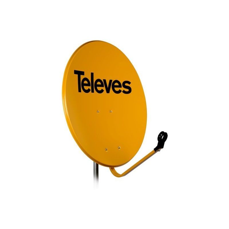 Dish 110cm Televes offset 41.5 dB steel Orange. Televes 7572